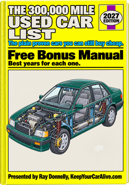 The 300,000 Mile Used Car List